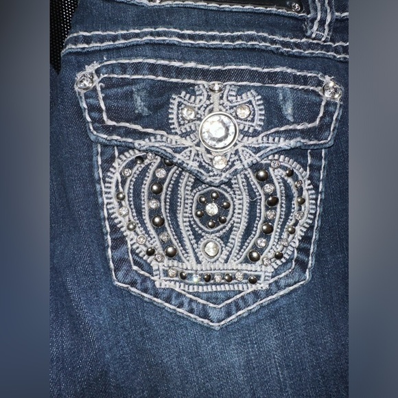 LA Idol Bling Crown Jean - Picture 2 of 6